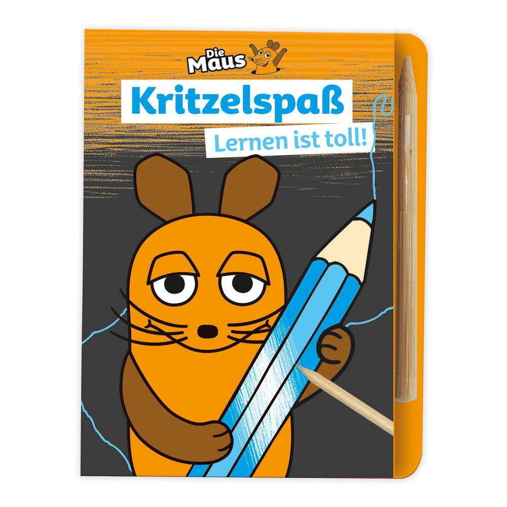 Trötsch Die Maus Mini-Kratzblock Kritzelspaß Lernen ist toll (Trötsch Verlag Gmbh & Co.Kg)