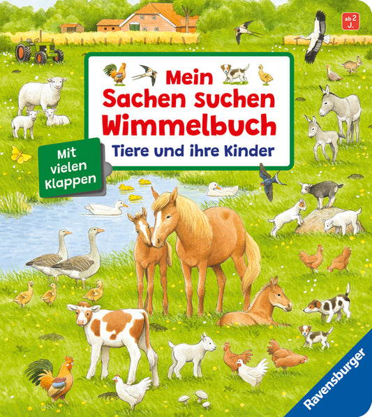Mein Sachen suchen Wimmelbuch: Tiere und ihre Kinder (Susanne Gernhäuser)