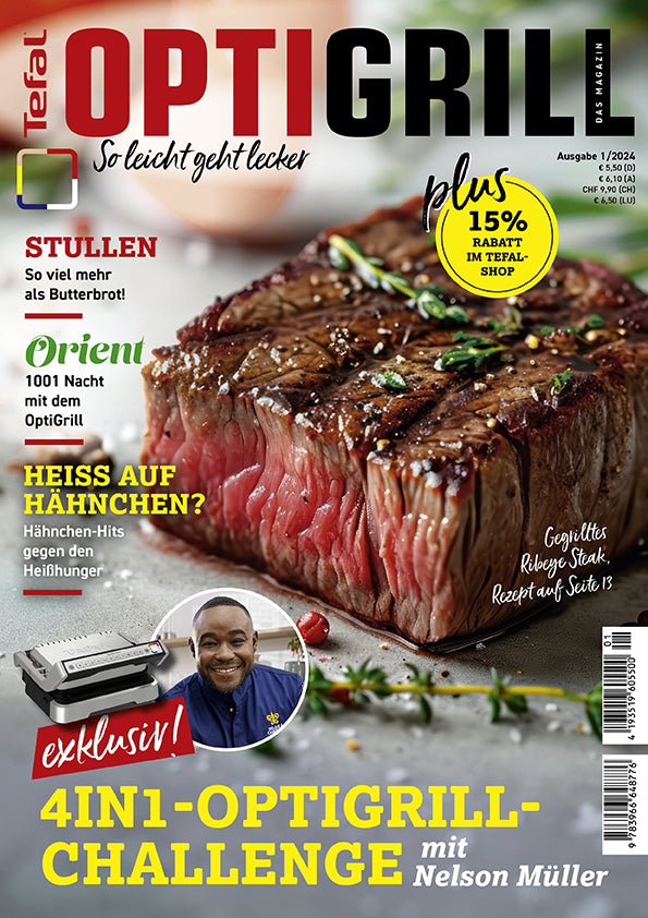Tefal OptiGrill Magazin: So leicht geht lecker (Heel Verlag)