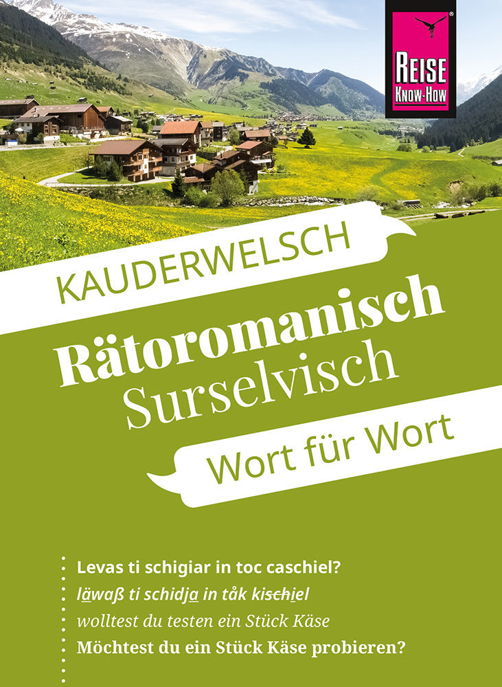 Reise Know-How Sprachführer  Rätoromanisch (Surselvisch) - Wort für Wort (Gereon Janzing)