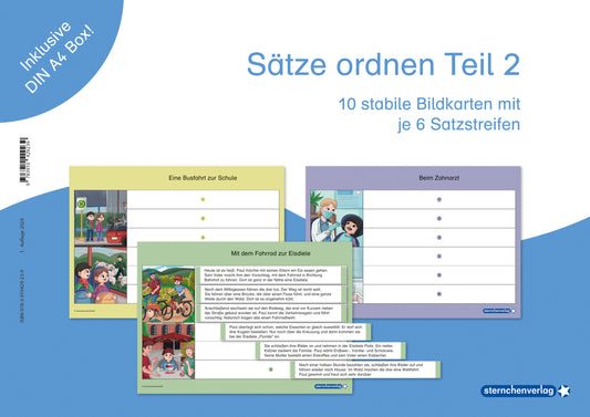 Sätze ordnen Teil 2 (Sternchenverlag Gmbh)