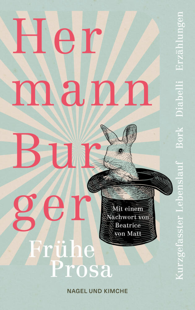 Kurzgefasster Lebenslauf und andere frühe Prosa. Bork. Diabelli (Hermann Burger)