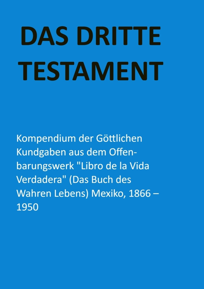 Das Dritte Testament (Anna Maria Hosta)
