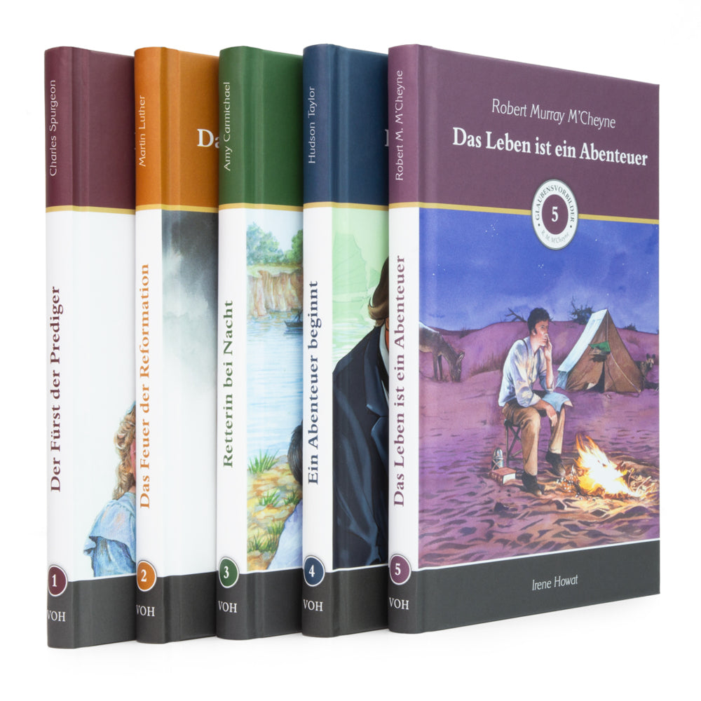 Paket: Glaubensvorbilder (Band 1-5), 5 Teile (Missionswerk Voice Of Hope)