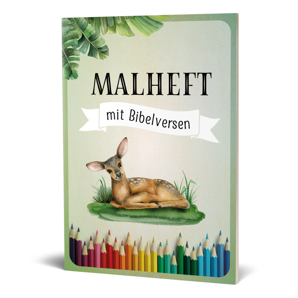 Malheft mit Bibelversen (Verlag Voice Of Hope)