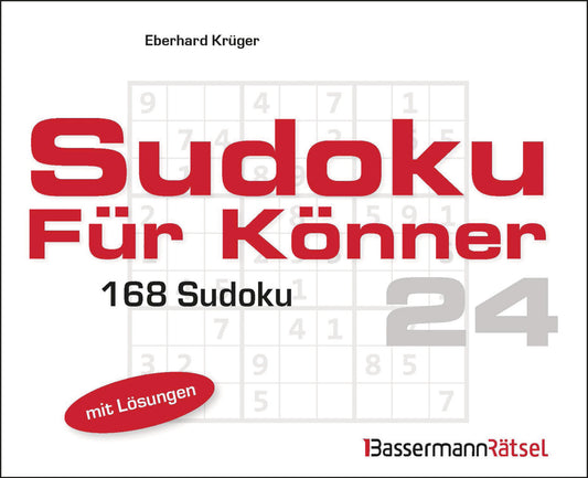 Sudoku für Könner 24 (Eberhard Krüger)