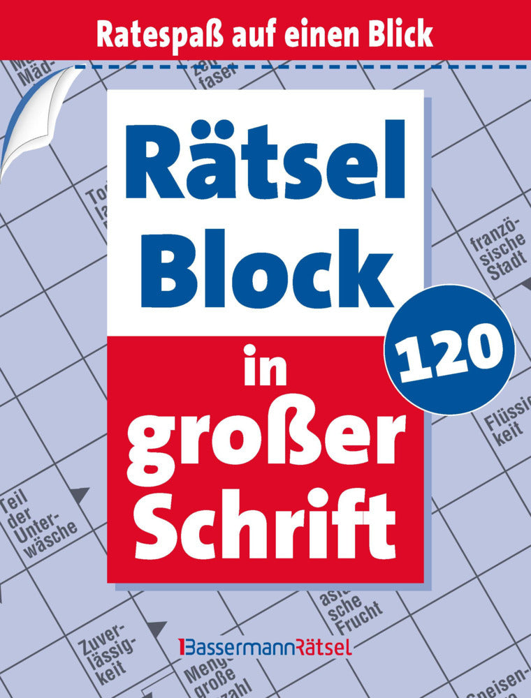 Rätselblock in großer Schrift 120 (Eberhard Krüger)