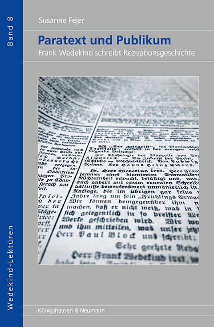 Paratext und Publikum (Susanne Fejer)