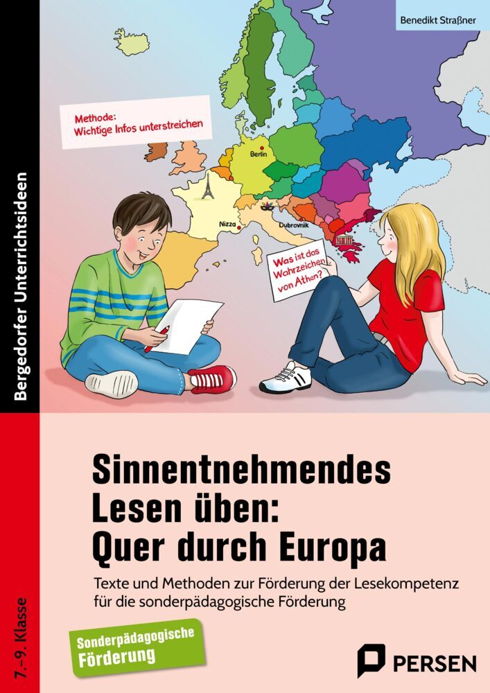 Sinnentnehmendes Lesen üben: Quer durch Europa (Benedikt Straßner)