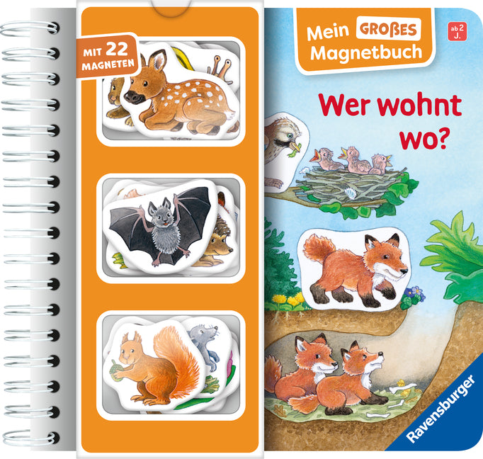 Mein großes Magnetbuch - Wer wohnt wo? (Irmgard Eberhard)