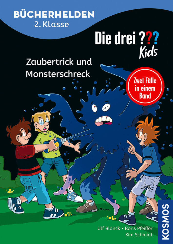 Die drei ??? Kids, Bücherhelden 2. Klasse, Doppelband 1, Zaubertrick und Monsterschreck (Boris Pfeiffer)