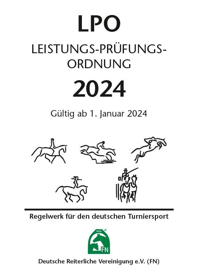 Leistungs-Prüfungs-Ordnung (LPO) 2024 - Inhalt (Deutsche Reiterliche Vereinigung E.V. (Fn))
