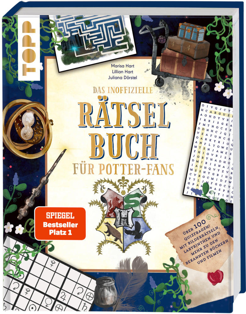 Das inoffizielle Rätselbuch für Potter-Fans. Über 100 Quizfragen, Bilderrätsel, Labyrinthe und mehr zu den bekannten Büchern und Filmen (Marisa Hart)