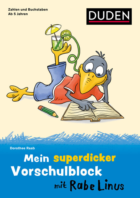Mein superdicker Vorschulblock mit Rabe Linus (Dorothee Raab)