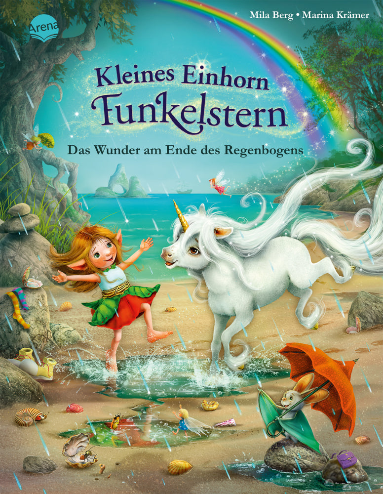 Kleines Einhorn Funkelstern (4). Das Wunder am Ende des Regenbogens (Mila Berg)