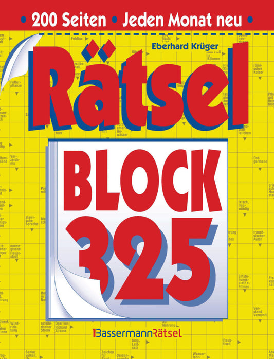 Rätselblock 325 (Eberhard Krüger)