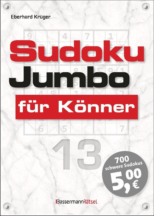 Sudokujumbo für Könner 13 (Eberhard Krüger)
