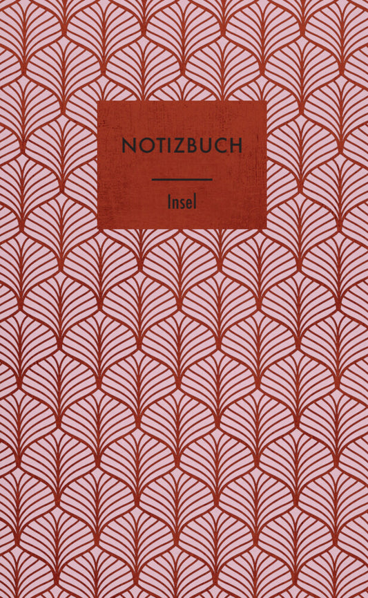 Notizbuch »Art déco rostrot« (Insel Verlag)