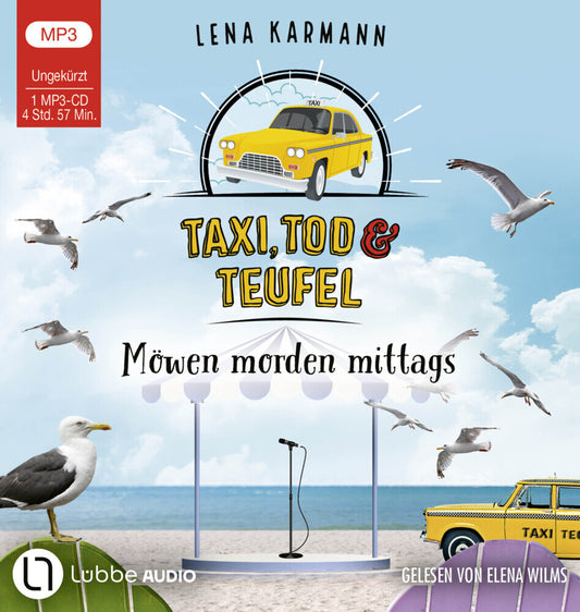 Taxi, Tod und Teufel - Möwen morden mittags, 1 Audio-CD, 1 MP3 (Lena Karmann)