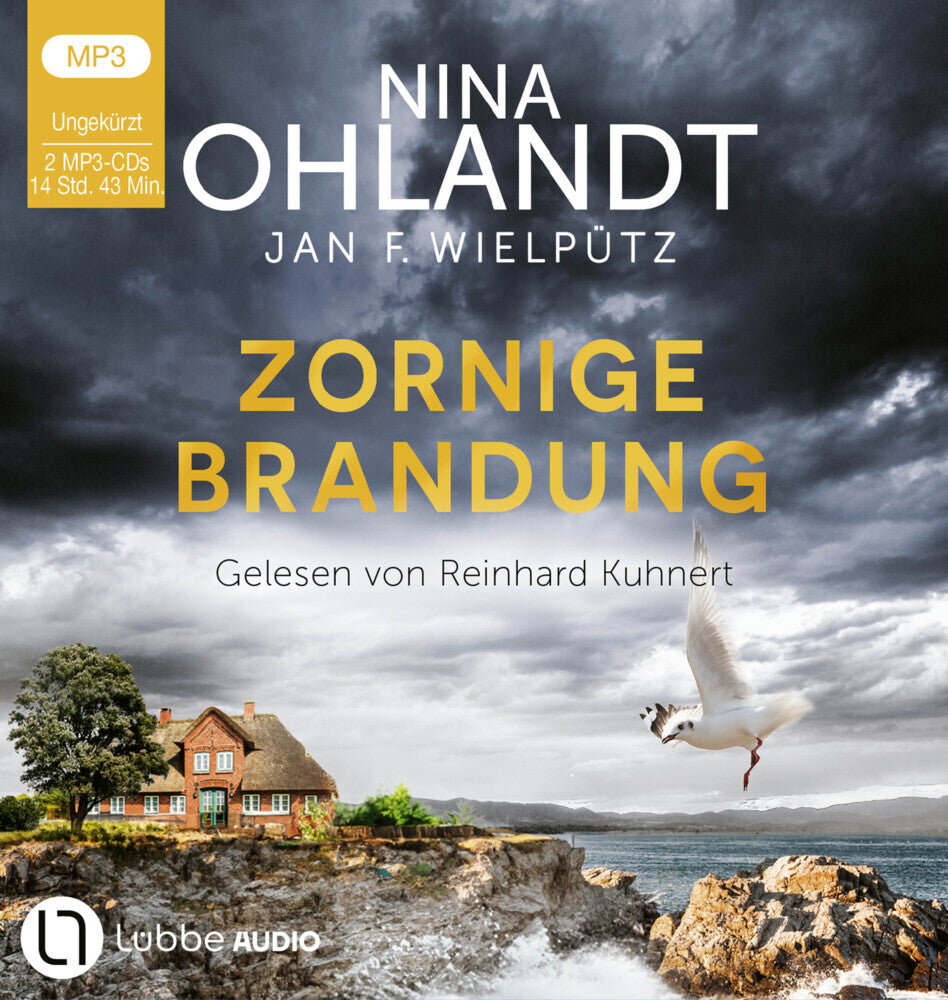 Zornige Brandung, 2 Audio-CD, 2 MP3 (Nina Ohlandt)