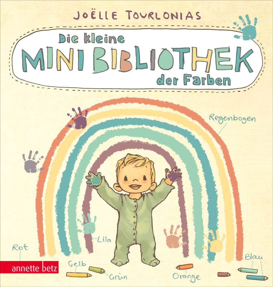 Die kleine Mini-Bibliothek der Farben - Ein Pappbilderbuch Farben-Lernen (Die Mini-Bibliothek der Wörter) (Joëlle Tourlonias)