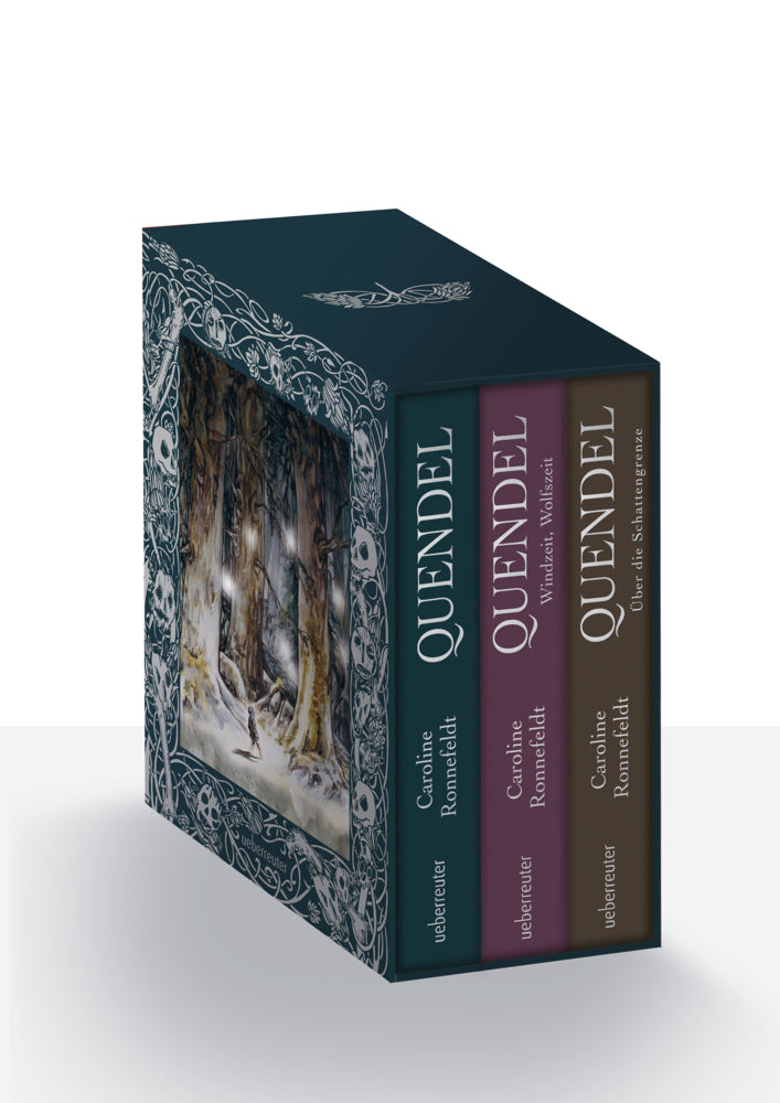Quendel. Die Hügelland-Saga: Sprachgewaltige Fantasy im prachtvollen Schuber mit Silberfolienveredelung und Plakat mit Hügellandkarte (Caroline Ronnefeldt)
