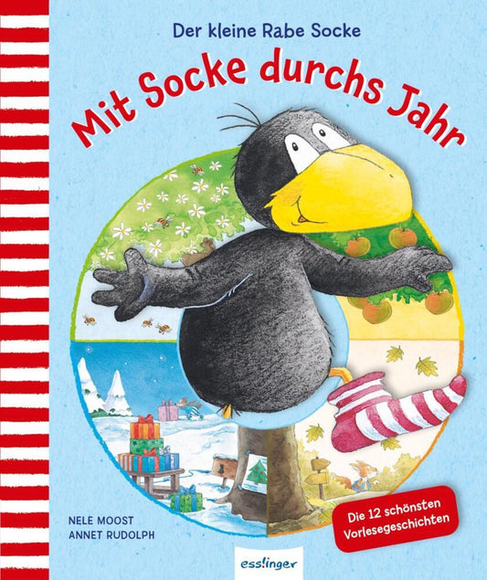 Der kleine Rabe Socke: Mit Socke durchs Jahr (Nele Moost)