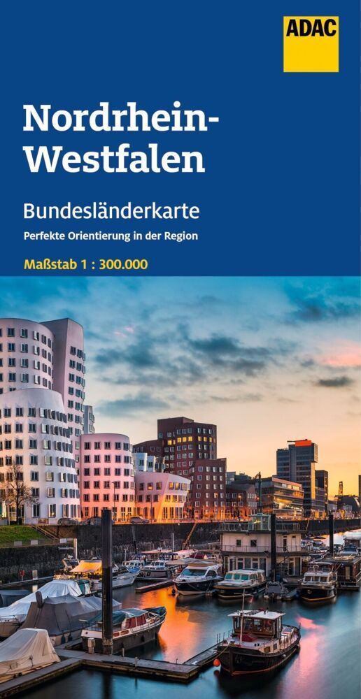 ADAC Bundesländerkarte Deutschland 06 Nordrhein-Westfalen 1:300.000