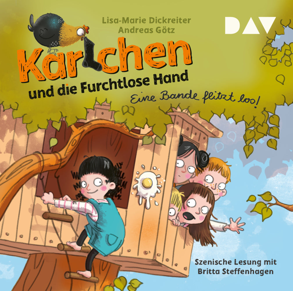 Karlchen und die Furchtlose Hand - Teil 1: Eine Bande flitzt los!, 1 Audio-CD (Lisa-Marie Dickreiter)