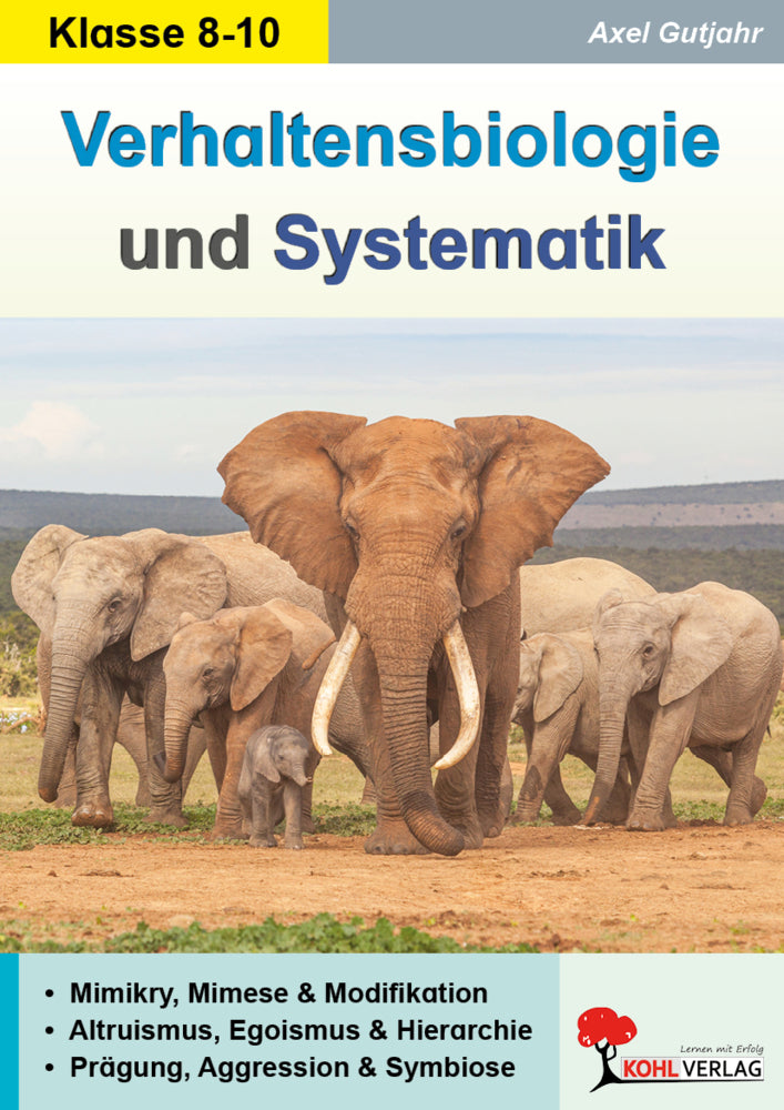 Verhaltensbiologie und Systematik (Axel Gutjahr)