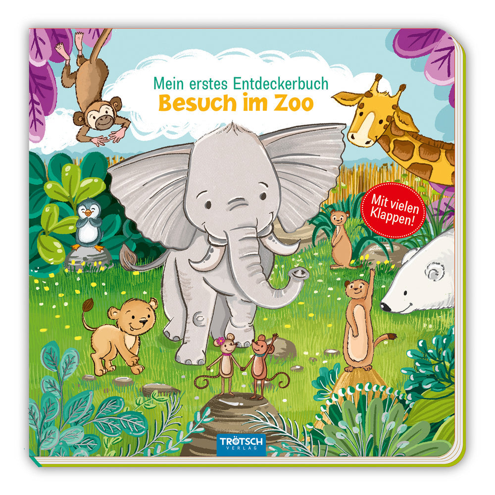Trötsch Pappenbuch mit Klappen Mein erstes Entdeckerbuch Besuch im Zoo (Trötsch Verlag Gmbh & Co.Kg)