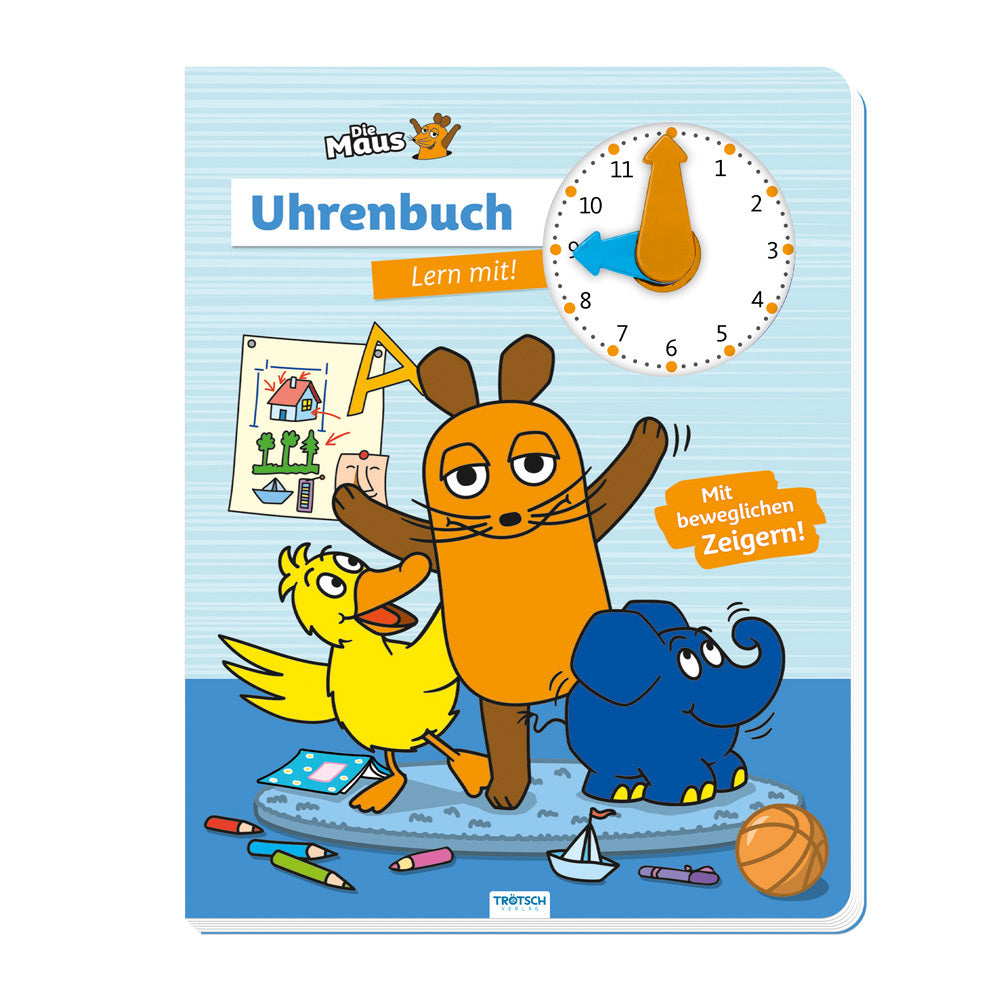 Trötsch Die Maus Uhrenbuch Lern mit! Pappenbuch (Trötsch Verlag Gmbh & Co.Kg)