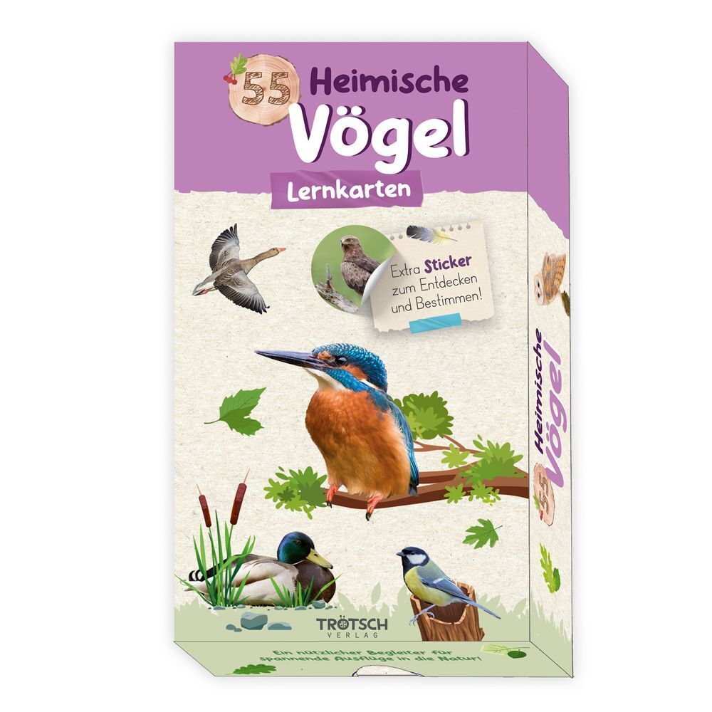 Trötsch 55 Lernkarten Heimische Vögel (Trötsch Verlag Gmbh & Co.Kg)
