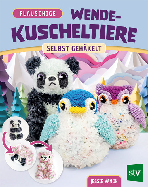 Flauschige Wende-Kuscheltiere (Jessie Van In)