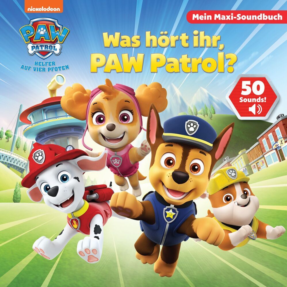 PAW Patrol - Was hört ihr, PAW Patrol? - Mein Maxi-Soundbuch - 50 Sounds (Phoenix International Publications Germany Gmbh)