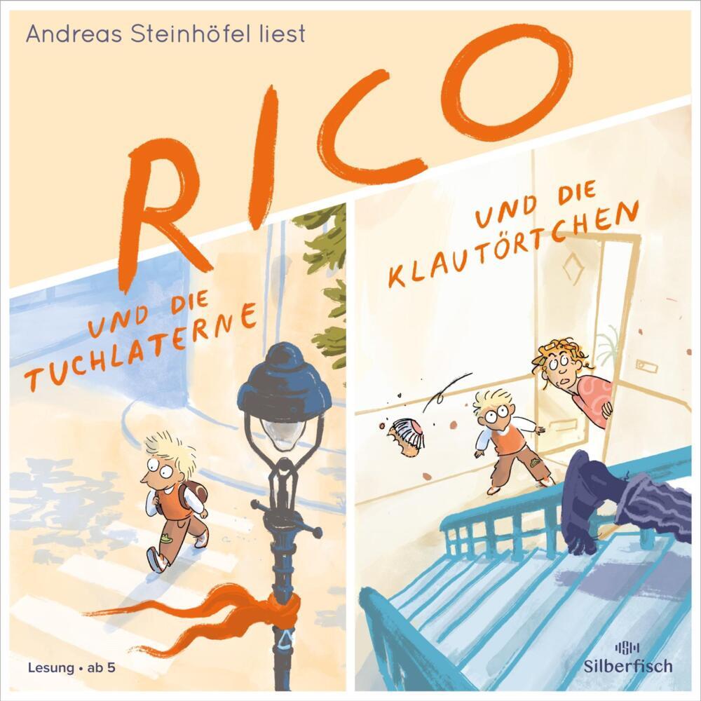 Rico und die Tuchlaterne und Rico und die Klautörtchen, 1 Audio-CD (Andreas Steinhöfel)