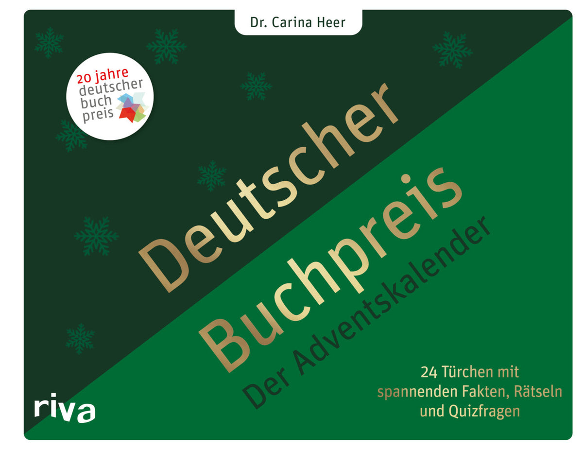 Deutscher Buchpreis - Der Adventskalender (Dr. Carina Heer)