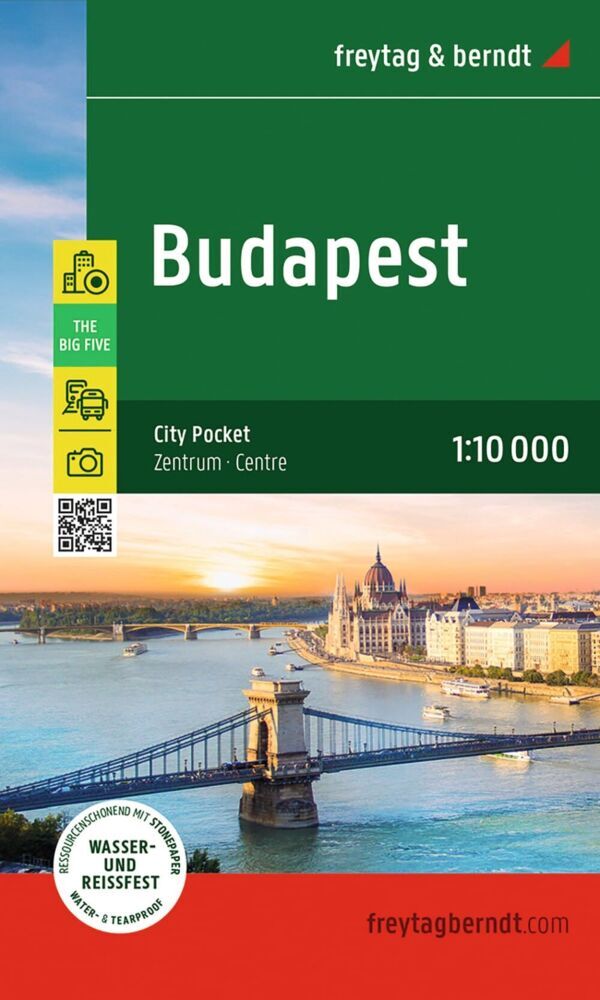 freytag & berndt Innenstadtplan Budapest 1:10.000