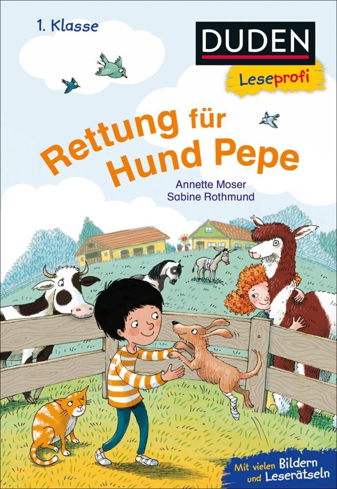 Duden Leseprofi - Rettung für Hund Pepe, 1. Klasse (Annette Moser)