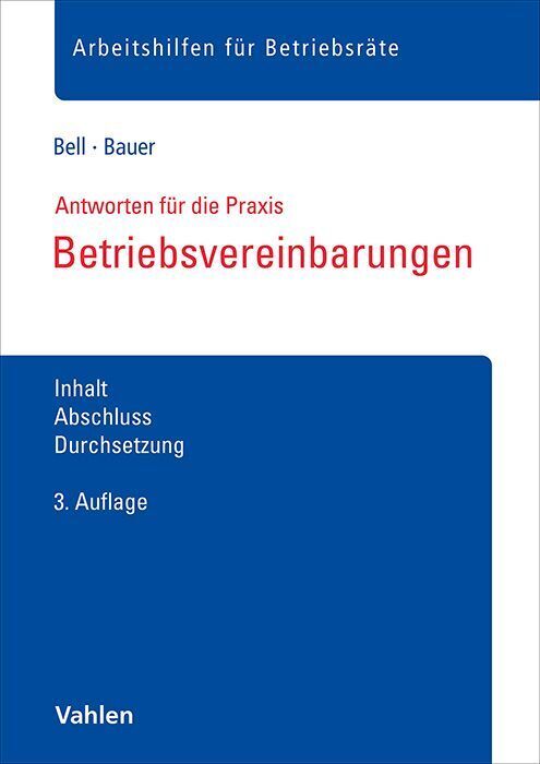 Betriebsvereinbarungen (Regina Bell)