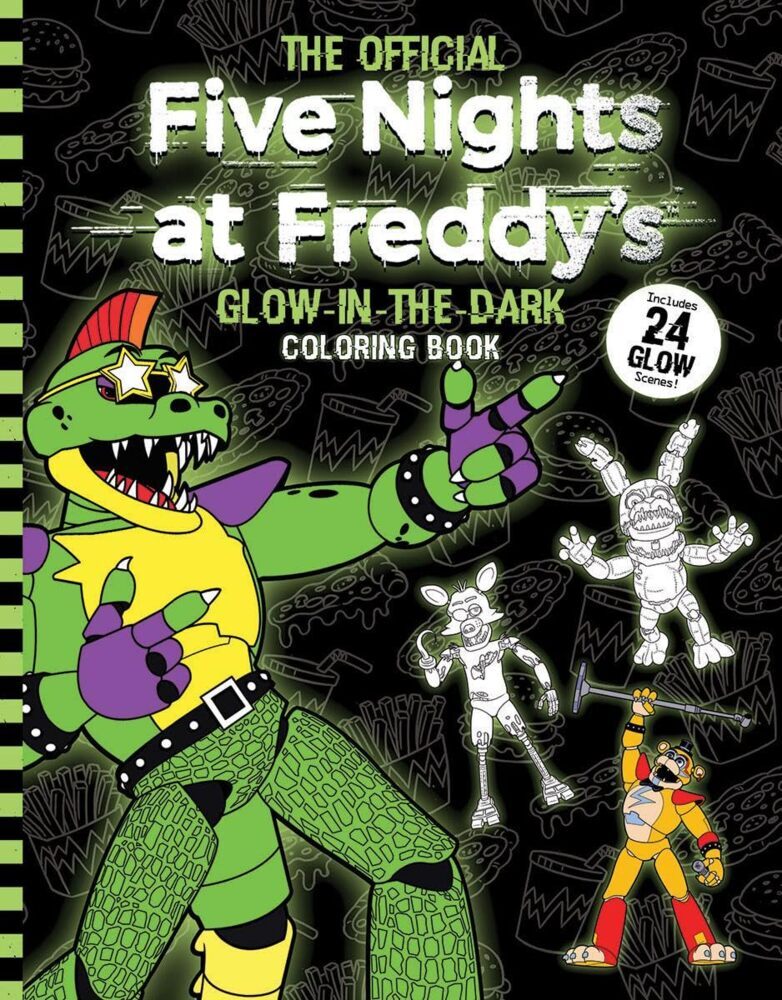 The Official Five Nights at Freddy's Glow-in-the-Dark Coloring Book (Scott Cawthon)