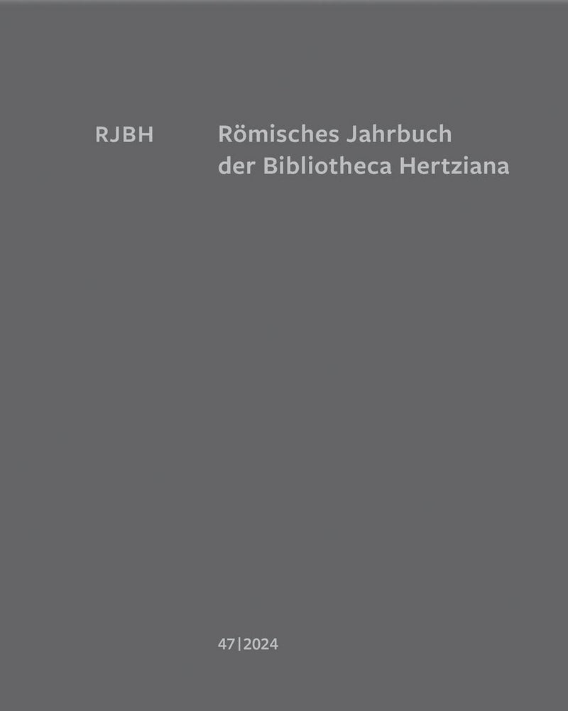 Römisches Jahrbuch der Bibliotheca Hertziana (Tanja Michalsky)