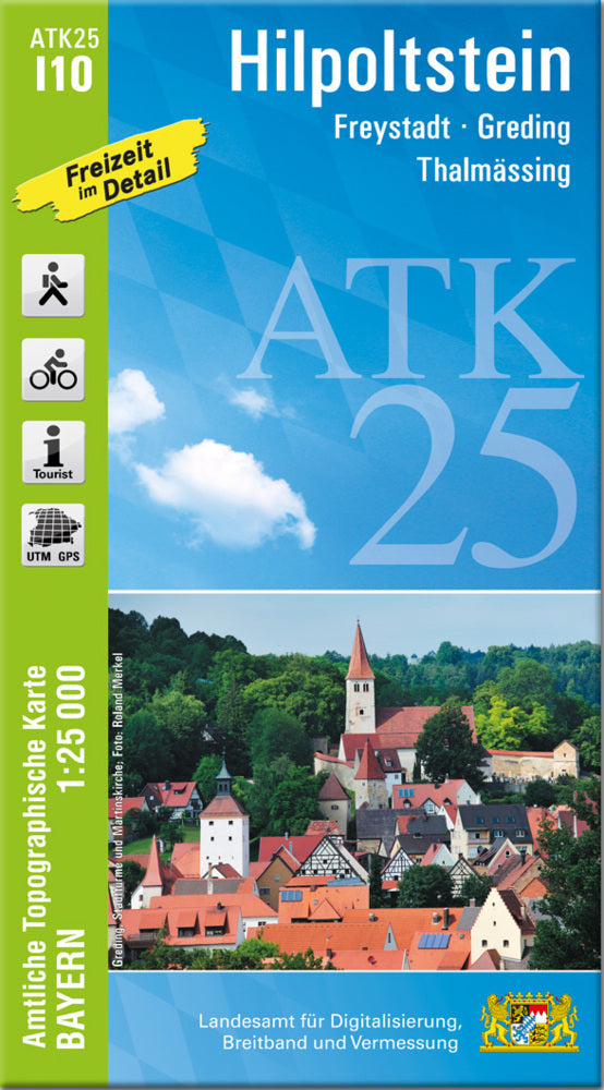 ATK25-I10 Hilpoltstein (Amtliche Topographische Karte 1:25000) (Breitband Und Vermessung, Bayern Landesamt Für Digitalisierung)