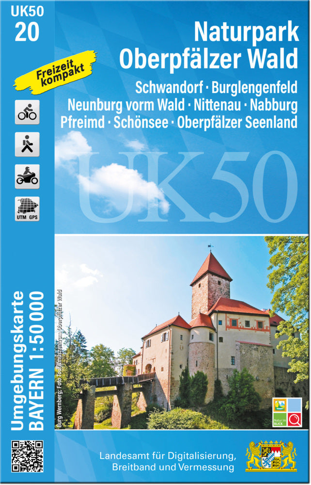 UK50-20 Naturpark Oberpfälzer Wald (Breitband Und Vermessung, Bayern Landesamt Für Digitalisierung)