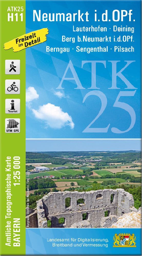 ATK25-H11 Neumarkt i.d.OPf. (Amtliche Topographische Karte 1:25000) (Breitband Und Vermessung, Bayern Landesamt Für Digitalisierung)