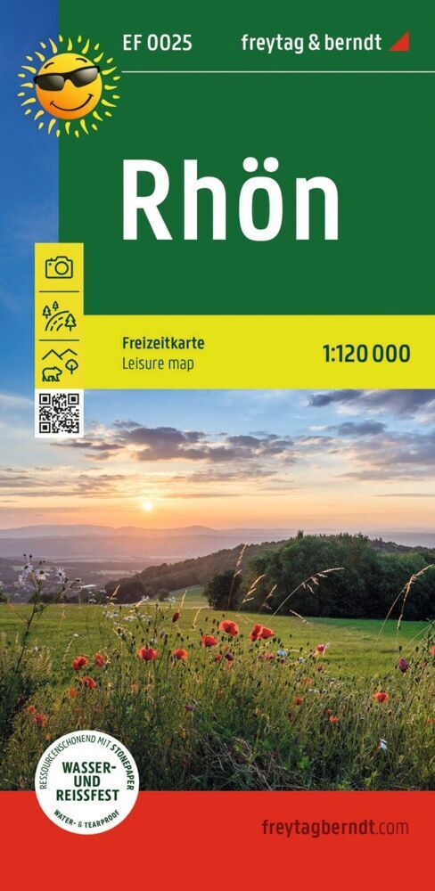 freytag & berndt Freizeitkarte Rhön 1:120.000