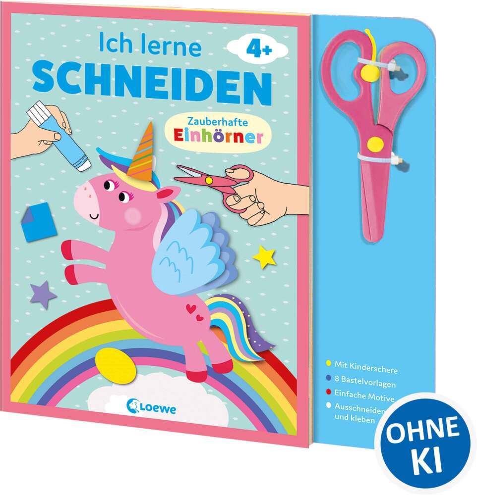 Ich lerne schneiden - Zauberhafte Einhörner