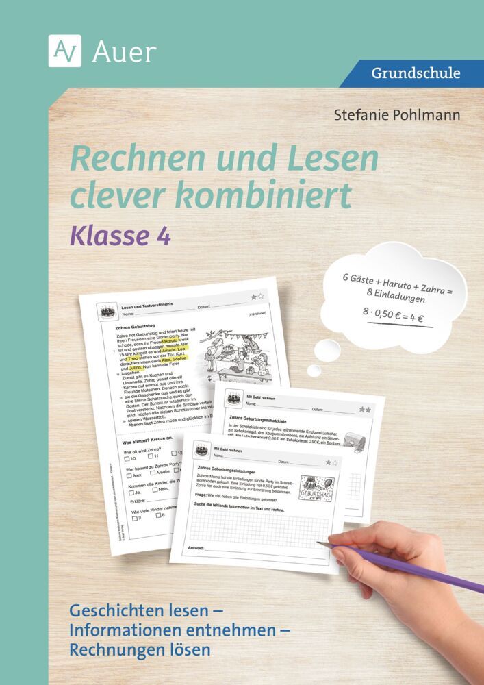 Rechnen und Lesen clever kombiniert - Klasse 4 (Stefanie Pohlmann)