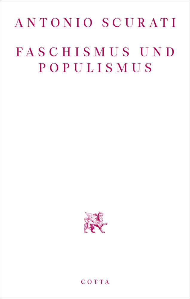 Faschismus und Populismus (Antonio Scurati)
