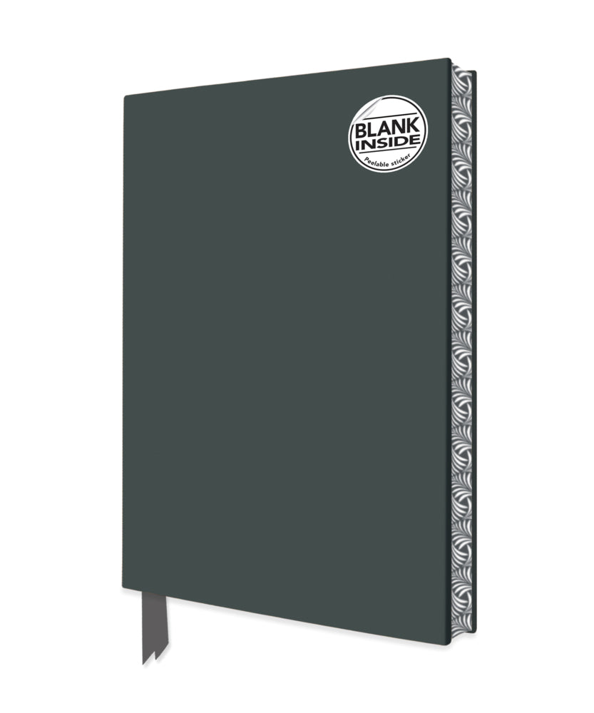 Exquisit Notizbuch ohne Linien DIN A5: Anthrazit Grau (Flame Tree Publishing)
